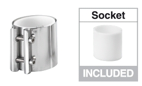 Mungitura - Impianto di mungitura - Mungitrice - 9001024 - RACCORDO 50,8 Ã· 52 x 60 MM WHITE - Linea latte - Manicotti